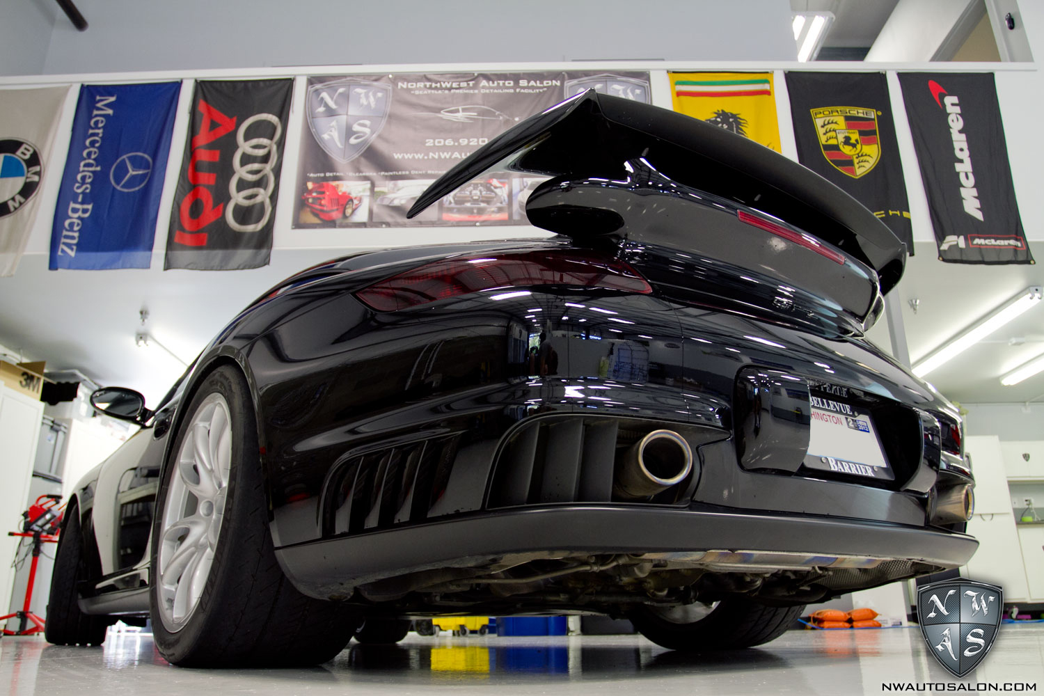 Porsche 997 GT2 Enthusiast Detail, Vaccuuming and Wipe Down NorthWest